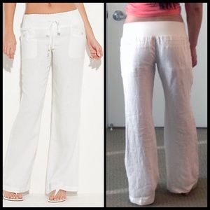 guess linen pants